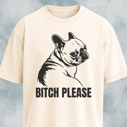 Bitch Please Frenchie T Shirt Gift For Dog Lover