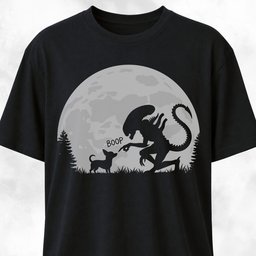 Alien Xenomorph Booping Chihuahua T Shirt Gift For Dog Lover