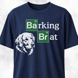 Barking Brat Goldie Logo Parody T Shirt Gift For Dog Lover
