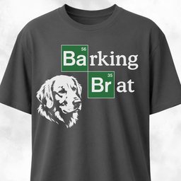 Barking Brat Goldie Logo Parody T Shirt Gift For Dog Lover