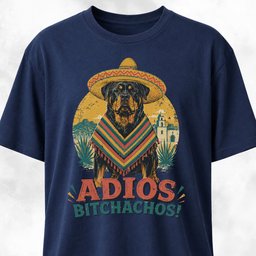 Adios Bitchachos Rottweiler T Shirt Gift For Dog Lover