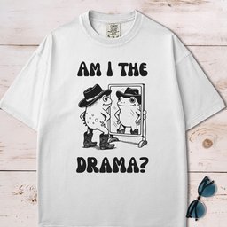 Am I The Drama T Shirt Gift For Dog Lover