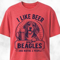 Beers And Beagles T Shirt Gift For Dog Lover
