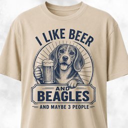 Beers And Beagles T Shirt Gift For Dog Lover