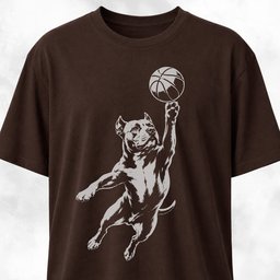 Basketball Pitbull T Shirt Gift For Dog Lover