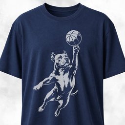 Basketball Pitbull T Shirt Gift For Dog Lover