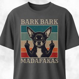 Bark Bark Madafakas Chihuahua Version T Shirt Gift For Dog Lover