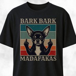 Bark Bark Madafakas Chihuahua Version T Shirt Gift For Dog Lover