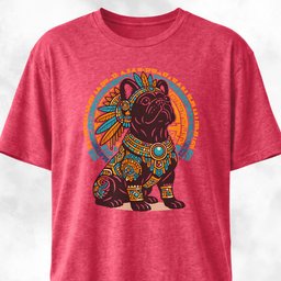 Aztec French Bulldog T Shirt Gift For Dog Lover