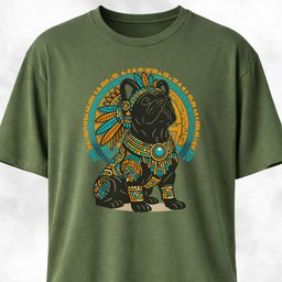 Aztec French Bulldog T Shirt Gift For Dog Lover