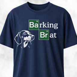 Barking Brat Dachshund Logo Parody T Shirt Gift For Dog Lover