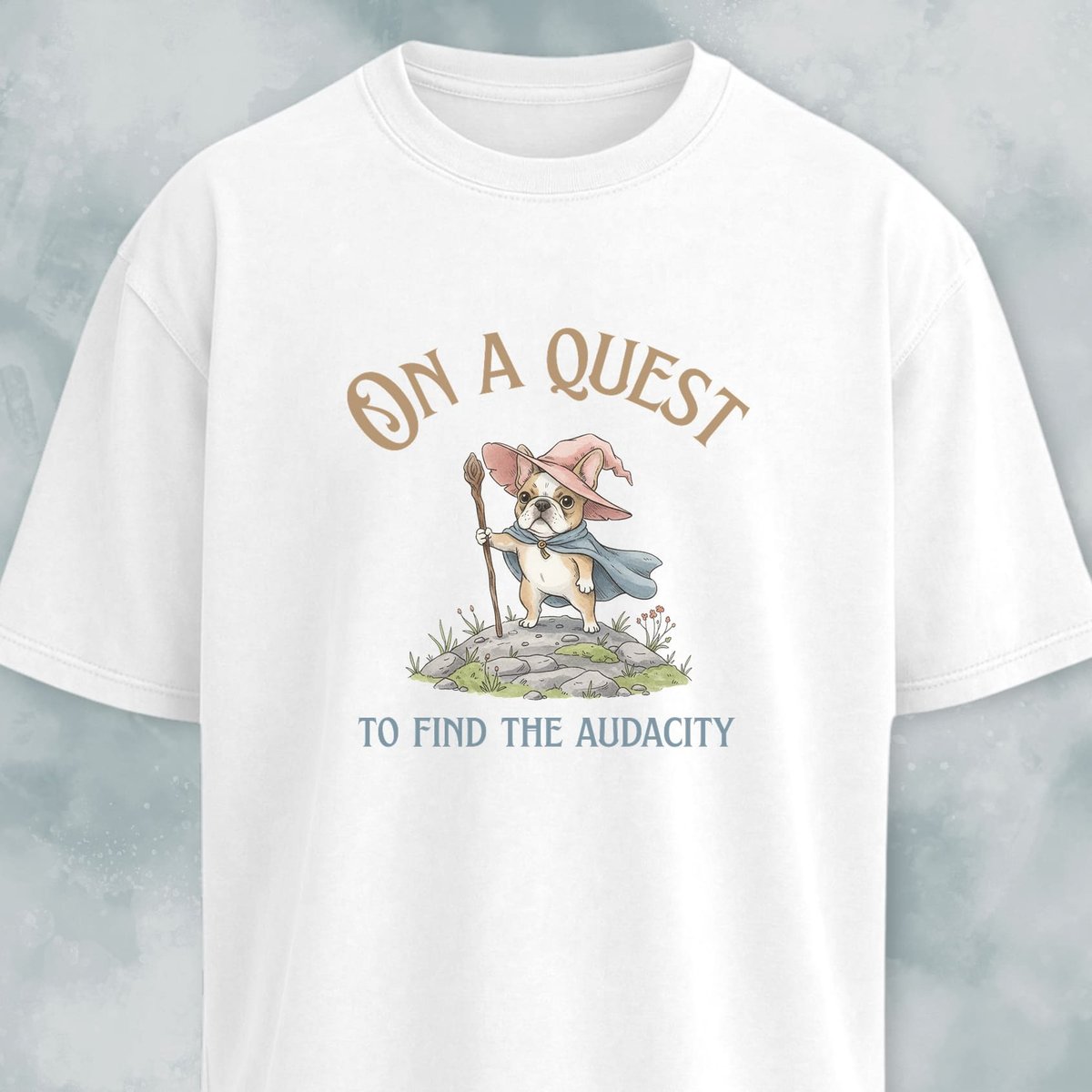 Adventure Quest French Bulldog T Shirt Gift For Dog Lover
