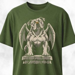 Butterfly Nosed Gargoyle Pitbull T Shirt Gift For Dog Lover