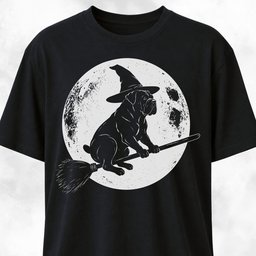 Cane Corso On A Broom T Shirt Gift For Dog Lover