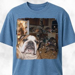 Bulldog Polaroid Raccoon Kitchen Chaos T Shirt Gift For Dog Lover