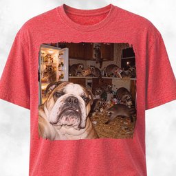 Bulldog Polaroid Raccoon Kitchen Chaos T Shirt Gift For Dog Lover