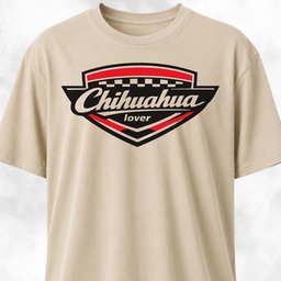 Chihuahua Lover Sports Car T Shirt Gift For Dog Lover