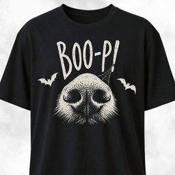 Boo P Halloween Dog Nose T Shirt Gift For Dog Lover