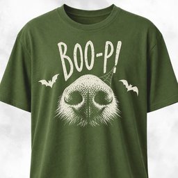 Boo P Halloween Dog Nose T Shirt Gift For Dog Lover