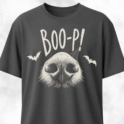 Boo P Halloween Dog Nose T Shirt Gift For Dog Lover