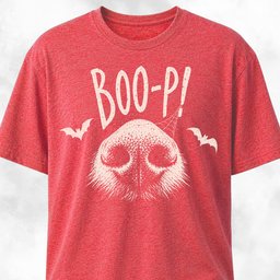 Boo P Halloween Dog Nose T Shirt Gift For Dog Lover