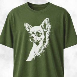 Chiaroscuro Chihuahua T Shirt Gift For Dog Lover