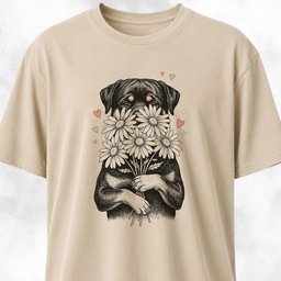 Daisy Rottie T Shirt Gift For Dog Lover