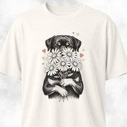Daisy Rottie T Shirt Gift For Dog Lover