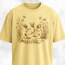 Dancing Trio Frenchie Edition T Shirt Gift For Dog Lover
