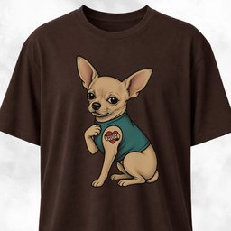 Chihuahua Mom Tattoo T Shirt Gift For Mom