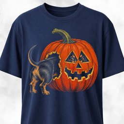 Dachshund In A Pumpkin T Shirt Gift For Dog Lover