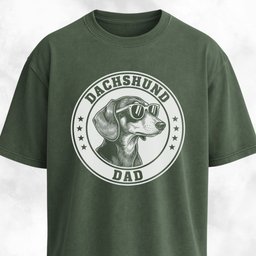 Dachshund Dad Pride T Shirt Gift For Dad