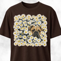 Cane Corso In A Daisies Field T Shirt Gift For Dog Lover