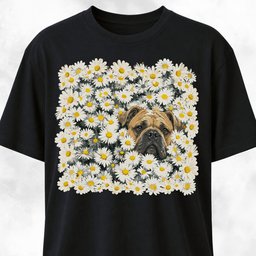 Cane Corso In A Daisies Field T Shirt Gift For Dog Lover