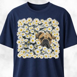 Cane Corso In A Daisies Field T Shirt Gift For Dog Lover