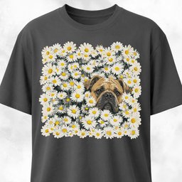Cane Corso In A Daisies Field T Shirt Gift For Dog Lover