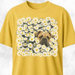 Cane Corso In A Daisies Field T Shirt Gift For Dog Lover