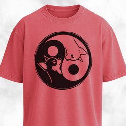 Chihuahua Yin And Yang T Shirt Gift For Dog Lover