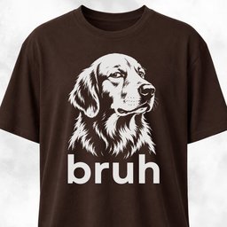 Bruh Goldie T Shirt Gift For Dog Lover