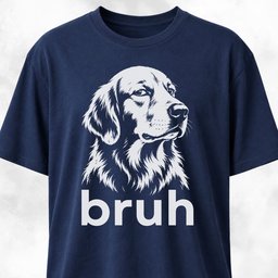Bruh Goldie T Shirt Gift For Dog Lover