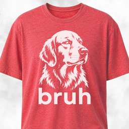 Bruh Goldie T Shirt Gift For Dog Lover