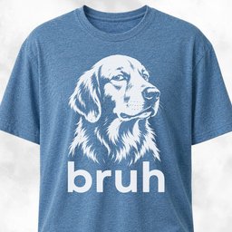 Bruh Goldie T Shirt Gift For Dog Lover