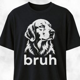 Bruh Goldie T Shirt Gift For Dog Lover