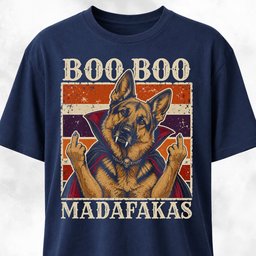 Boo Boo Madafakas Vampire German Shepherd T Shirt Gift For Dog Lover
