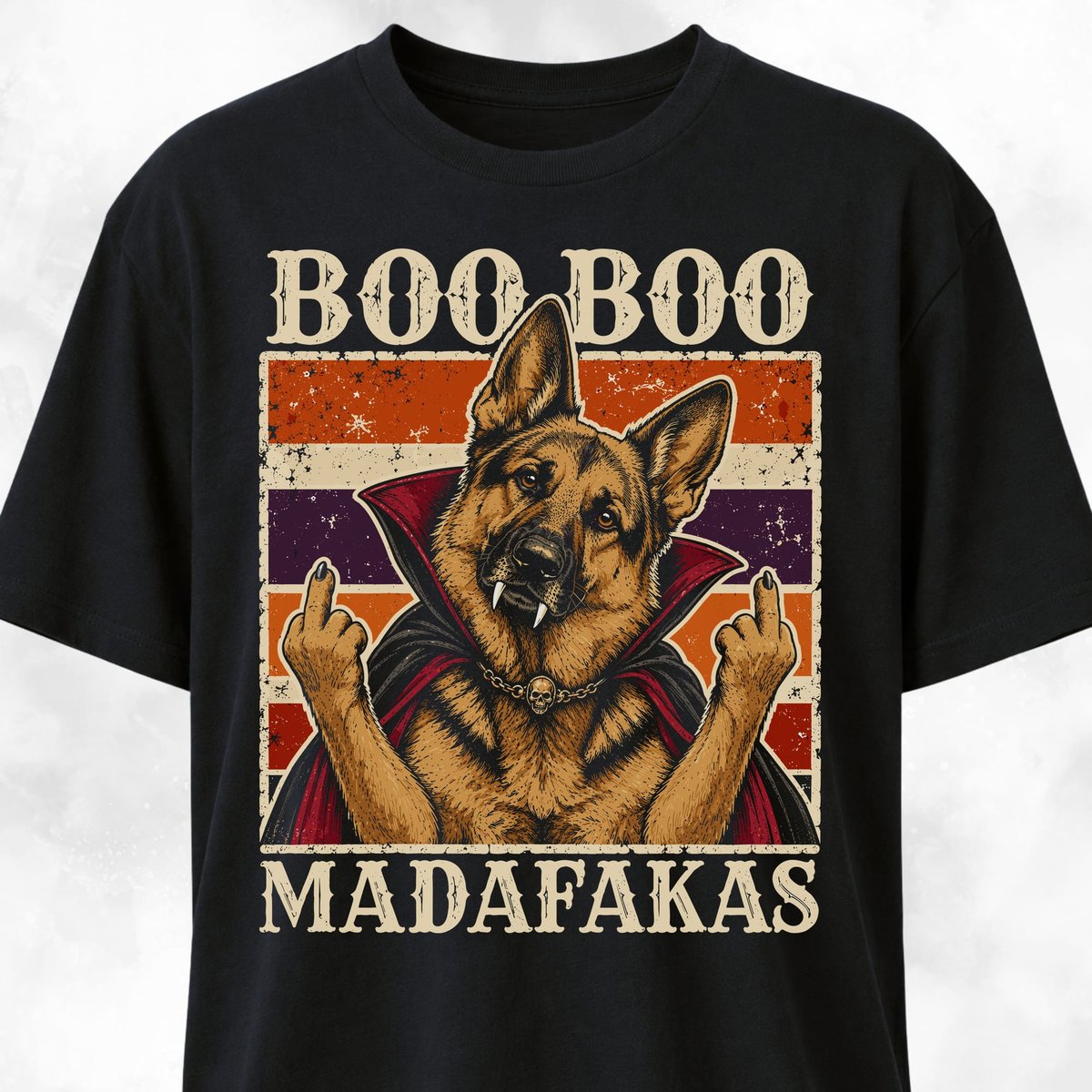 Boo Boo Madafakas Vampire German Shepherd T Shirt Gift For Dog Lover