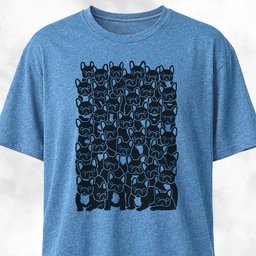 Cute Frenchies Crowd T Shirt Gift For Dog Lover
