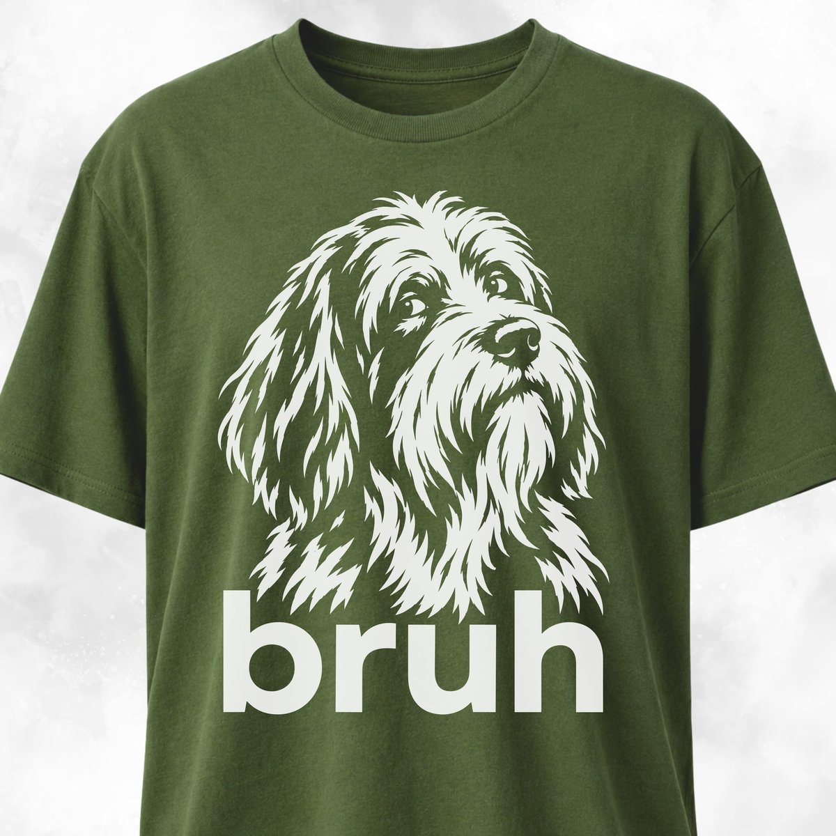 Bruh Bearded Collie T Shirt Gift For Dog Lover