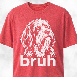 Bruh Bearded Collie T Shirt Gift For Dog Lover