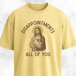 Disappointed Jesus Frenchie Edition T Shirt Gift For Dog Lover