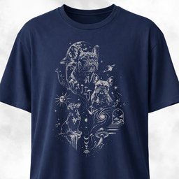 Cosmic Frenchie Hallucinations T Shirt Gift For Dog Lover